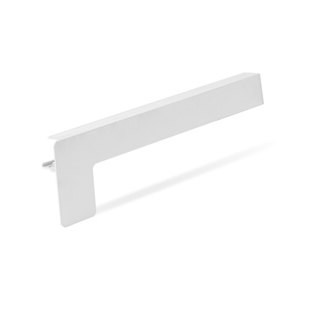 Fensterbank Stahl Aussen Außenfensterbank Fensterbrett Stahlblech Breite 12,5cm RAL 9016 WEISS