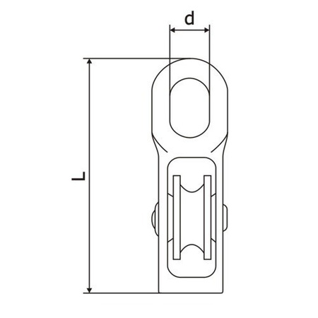 SEILROLLE Drahtseilblock Umlenkrolle Blockseilrolle Blockrolle 330kg