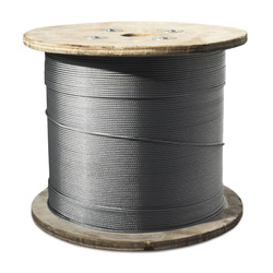 DRAHTSEIL Verzinkt Drahtseile Stahlseil Stahlseile Draht 5mm 6x12 +7FE