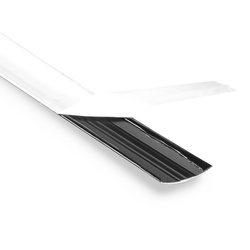 Übergangsprofil Rund 0,93cm 40mm Schrauben BRAUN