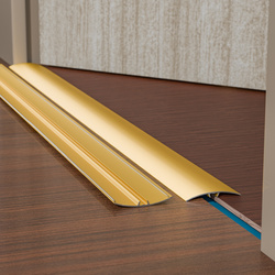 Übergangsprofil Rund 0,93cm 30mm Mit Klebeband GOLD