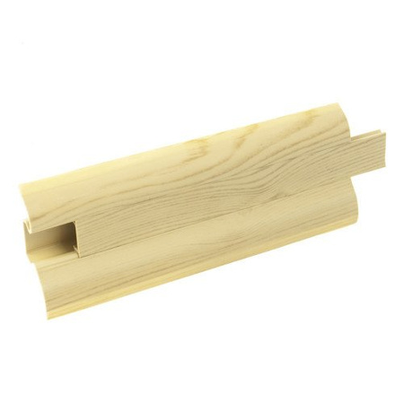 2m Fussleiste 52mm AHORN Fußleiste Leiste Sockelleiste Laminatleiste Bodenleiste PVC + Montagematerial GRATIS