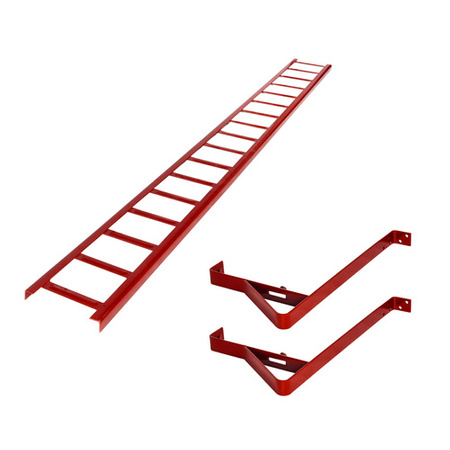 Schneefanggitter 200cm 2m Komplettes SET Gitterhöhe 20cm Schnee ROT