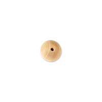 Holzperlen Decoupage-Perlen für Makramee Kugel DIY 30 mm 3 cm