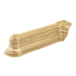 2m Fussleiste 52mm EICHE NATURLICH Fußleiste Leiste Sockelleiste Laminatleiste Bodenleiste PVC + Montagematerial GRATIS