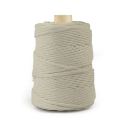 Baumwolle Baumwollgarn Makramee Garn 3mm 100m - 200m SAND