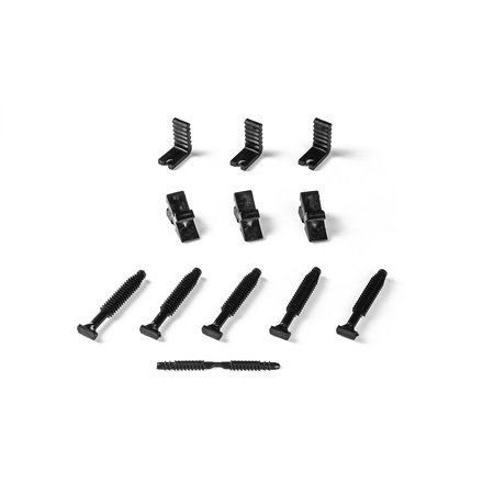 Übergangsprofil Rund 1,86m 37mm 5 in 1 SCHWARZ