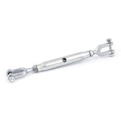 Spannschloss ROHR GABEL-GABEL Wantenspanner Spannschraube Schäkel-Schäkel M10