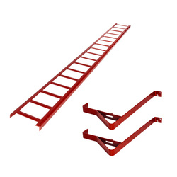 Schneefanggitter 200cm 2m Komplettes SET Gitterhöhe 20cm Schnee ROT
