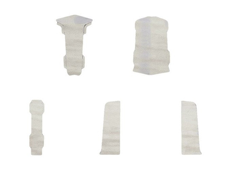 2m Fussleiste 55mm EICHE NIKE Fußleiste Leiste Sockelleiste Laminatleiste Bodenleiste PVC + Montagematerial GRATIS