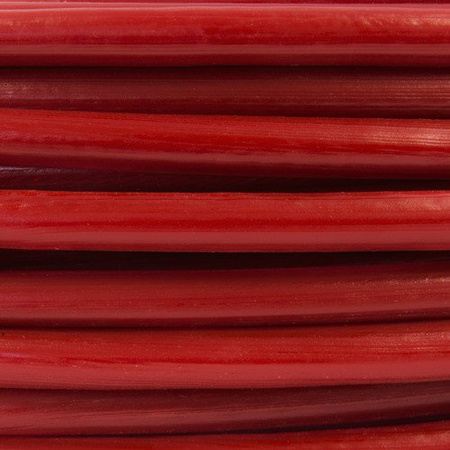 Drahtseil Verzinkt in PVC Stahlseile Drahtseile ROT 1,6/3mm 1x7