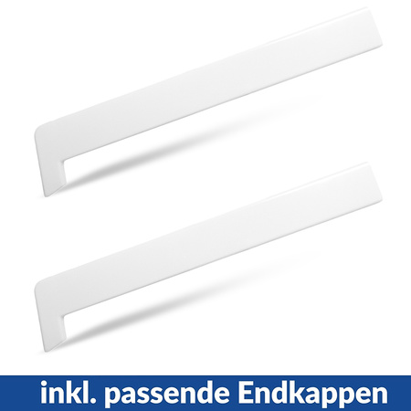 Fensterbank Fensterbrett für den Innenbereich PVC Tiefe 35cm WEISS + Endkappen GRATIS!