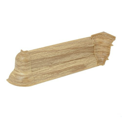 2m Fussleiste 52mm EICHE ANTIK Fußleiste Leiste Sockelleiste Laminatleiste Bodenleiste PVC + Montagematerial GRATIS