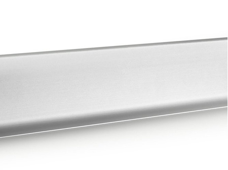 2m Fussleiste aus Aluminium 80mm