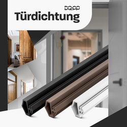 KD-11 Dichtung 12×5 mm TPS, Braun – Ideal für Innen- und Außentüren aus Holz, Türrahmen und Zargen