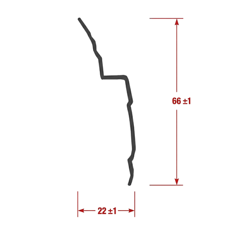 Winkelprofil Winkelleiste PVC 20x20 SILBER 2m