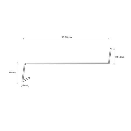 Fensterbank Aluminium Fensterbrett Aussen Alu Breite 27,5cm RAL 8019 BRAUN