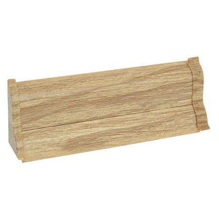 2,5m Fussleiste 52mm EICHE ANTIK Fußleiste Leiste Sockelleiste Laminatleiste Bodenleiste + Montagematerial GRATIS