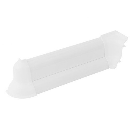 2m Fussleiste 52mm WEISS Fußleiste Leiste Sockelleiste Laminatleiste Bodenleiste PVC + Montagematerial GRATIS