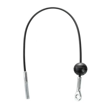 Stahlseil für Fitnessgeräte mit Öse, Ballstopper und Gewindeterminal 4/5,2mm Fitness-Stahlkabel Ersatzkabel