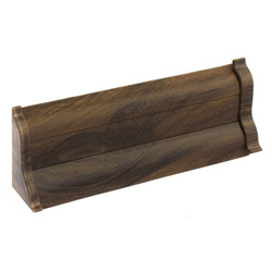 2m Fussleiste 52mm NUSSBAUM DUNKEL Fußleiste Leiste Sockelleiste Laminatleiste Bodenleiste PVC + Montagematerial GRATIS