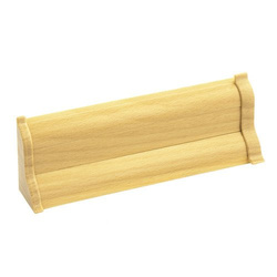 2,5m Fussleiste 52mm BUCHE GOLD Fußleiste Leiste Sockelleiste Laminatleiste Bodenleiste + Montagematerial GRATIS