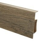 2m Fussleiste Fußleiste Leiste Sockelleiste Laminatleiste Bodenleiste PVC 75mm DEVENPORT + Montagematerial GRATIS