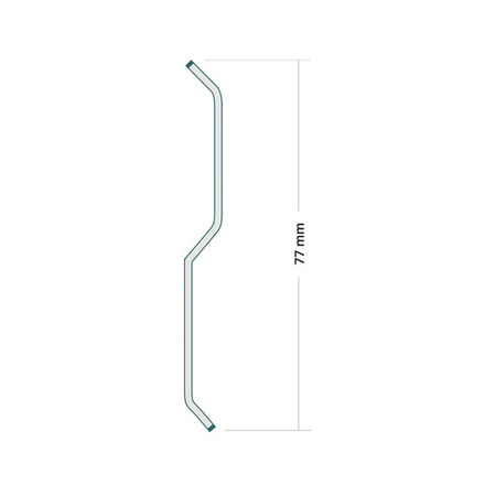 Wandanschlussschiene Wandanschlussprofil Dachabdeckung Dach Kappleiste Dachblech 1m 2m GRAPHIT