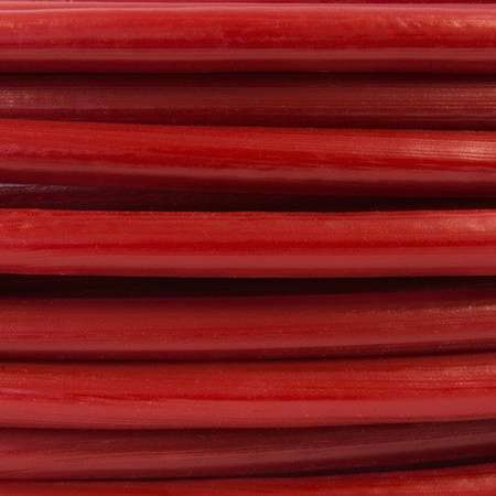 Drahtseil Verzinkt in PVC Stahlseile Drahtseile ROT 5/8mm 6x7