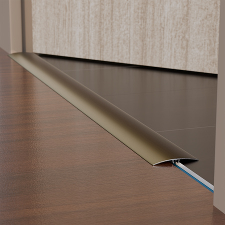 Übergangsprofil Rund 0,93cm 30mm Mit Klebeband SAHARA