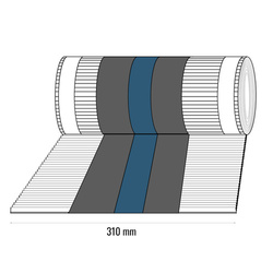 Firstband Firstrolle Dachfirst Gratrolle First xRoll 5mb Breite 310mm RAL 7016 GRAPHIT