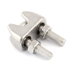 SET: Edelstahl Drahtseil 3mm 7x19 5m, Drahtseilklemme Bügel 6 Stk., Kausche 2 Stk.