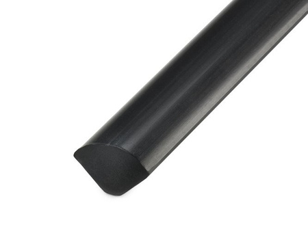 Viertelstab Winkelprofil Winkel PVC 13x13mm 2.5m SCHWARZ