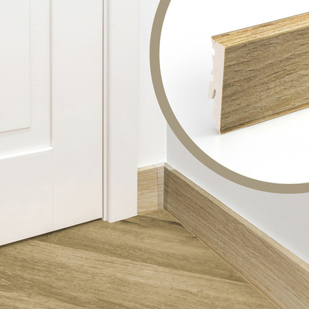 Fussleiste 2,2m Kunststoff Geschäumtes PVC Rocky Kanada