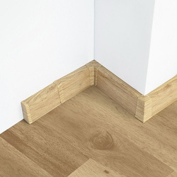 2m Fussleiste 55mm EICHE ANTIK Fußleiste Leiste Sockelleiste Laminatleiste Bodenleiste PVC + Montagematerial GRATIS