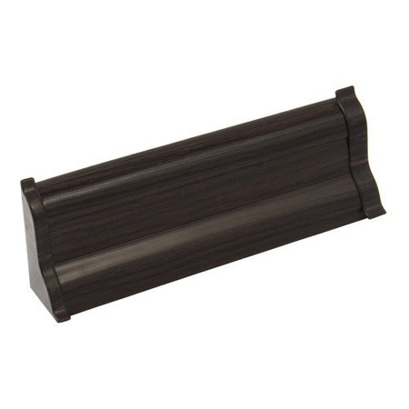 2,5m Fussleiste 52mm WENGE Fußleiste Leiste Sockelleiste Laminatleiste Bodenleiste + Montagematerial GRATIS