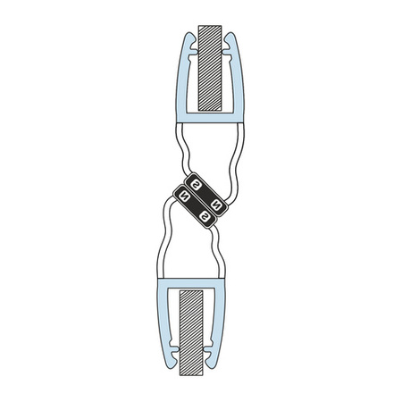 Magnetdichtung Dichtung Transparent Duschtürdichtung 6mm 8mm