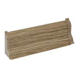 2m Fussleiste 52mm EICHE Fußleiste Leiste Sockelleiste Laminatleiste Bodenleiste PVC + Montagematerial GRATIS