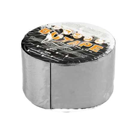 Butylband DACHDECKERBAND Abdichtband Selbstklebendes Reparaturband Dichtband 100mm ALUMINIUM