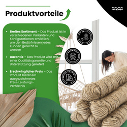 Juteseil Tauwerk Tauseil Naturhanf Jute Leine Schnur 14mm
