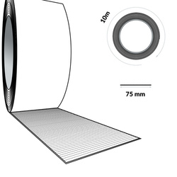 Butylband DACHDECKERBAND Abdichtband Selbstklebendes Reparaturband Dichtband 75mm ANTHRAZIT