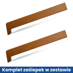 Fensterbank Fensterbrett für den Innenbereich PVC Tiefe 40cm WINCHESTER + Endkappen GRATIS!