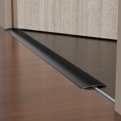 Übergangsprofil Rund 1,86m 30mm 5 in 1 SCHWARZ