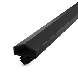 KD-11 Dichtung 12×5 mm TPS, Schwarz – Ideal für Innen- und Außentüren aus Holz, Türrahmen und Zargen