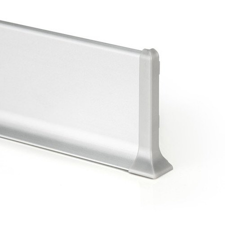 2m Fussleiste aus Aluminium 100mm