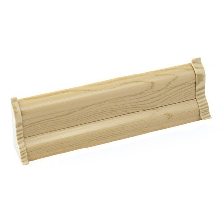 2m Fussleiste 52mm ULME KANADISCH Fußleiste Leiste Sockelleiste Laminatleiste Bodenleiste PVC + Montagematerial GRATIS