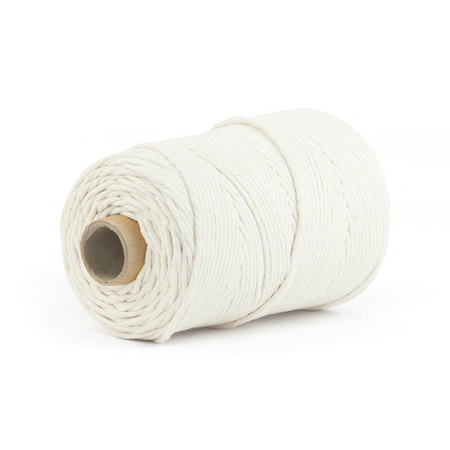 Baumwolle Baumwollgarn Makramee Garn 3mm 100m - 200m BEIGE