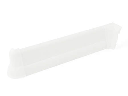 2m Fussleiste 62mm WEISS Fußleiste Leiste Sockelleiste Laminatleiste Bodenleiste PVC + Montagematerial GRATIS