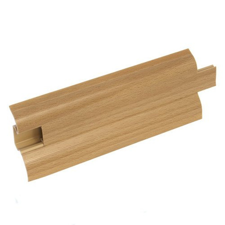 2m Fussleiste 52mm BUCHE NATURLICH Fußleiste Leiste Sockelleiste Laminatleiste Bodenleiste PVC + Montagematerial GRATIS