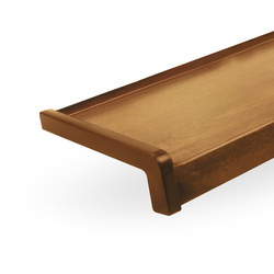 Fensterbank Stahl Aussen Außenfensterbank Fensterbrett Stahlblech Breite 15cm EICHE GOLD